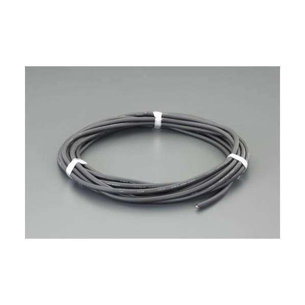 ※法人専用品※エスコ(esco) 5.5 mm2x15m/3芯 ビニールキャブタイヤケーブル EA940AG-549