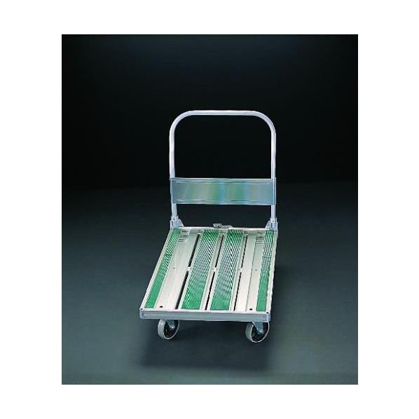 ※法人専用品※エスコ 590x900mm[アルミ製]運搬車 EA520BF-2