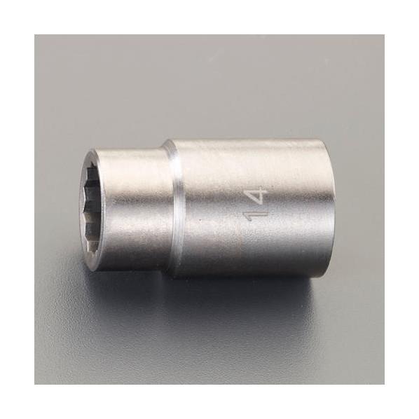 エスコ(esco) ソケット(チタン合金製) 1/2インチDR×6mm EA618WP-6
