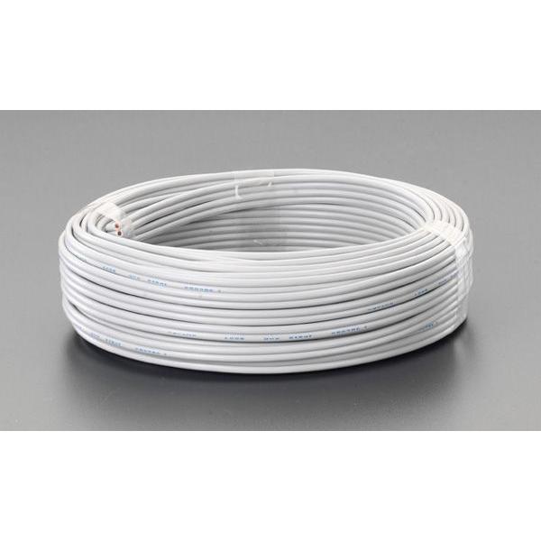 エスコ 125V/15A[50m]平行ビニール線[黒] EA940AJ-44の画像