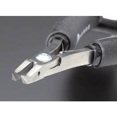 エスコ 精密用ニッパー(フラッシュ/ピアノ線/ESD) 120mm EA535TZ-1の画像
