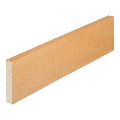 エイダイサンギョウ 玄関巾木 スタンダードタイプ ネイキッドライト 30×150×2950mm WHG-U-LNK 1本