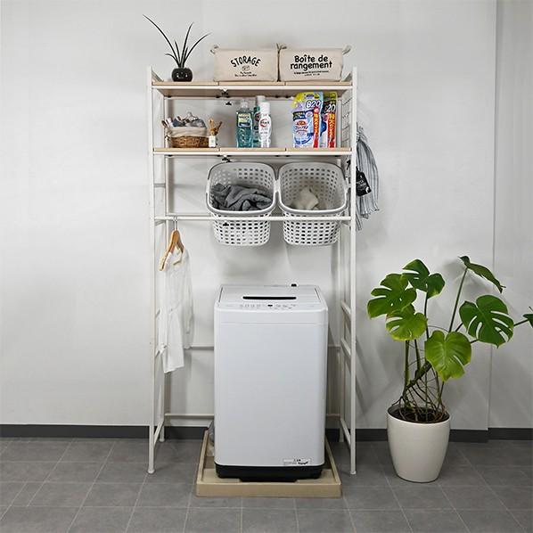 フクダクラフト 伸縮式ランドリーラック ホワイト 幅95×奥行40×高さ192cm RS-100 WH | フクダクラフト | 01
