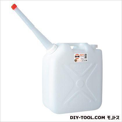 大澤ワックス 万能ポリ容器（キャップ・ノズル中栓付） 白 20L X-20W