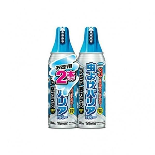 フマキラー 虫よけバリアスプレー網戸 大容量パック 450ml