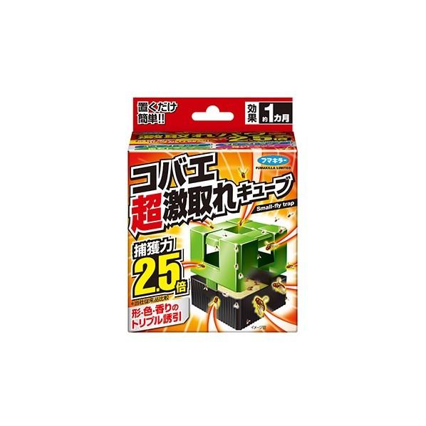 フマキラー - コバエ超激取正六面体 大静電容量容器に並べる 害虫駆除、忌避剤-肥料、薬品-園芸用品
