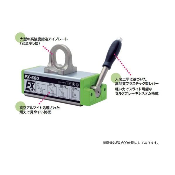 フライク社 リフティングマグネット FX 300 標準タイプ 吊上能力鋼板 300kg FX 300_1