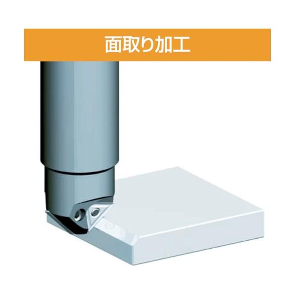 富士元工業 面取りカッター６０°シャンクφ３２ロングタイプ 201 x 39 x 38 mm NK-6030TL_1