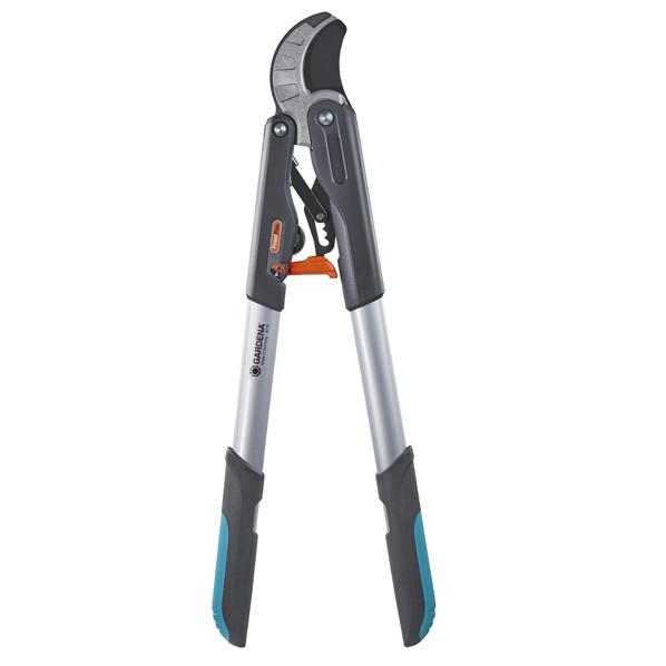 GARDENA(ガルデナ/ガルディナ)太枝切りばさみ(直径45mm対応)アンビル型 ラチェット式 SmartCutターコイズブルー/黒08773-20の画像