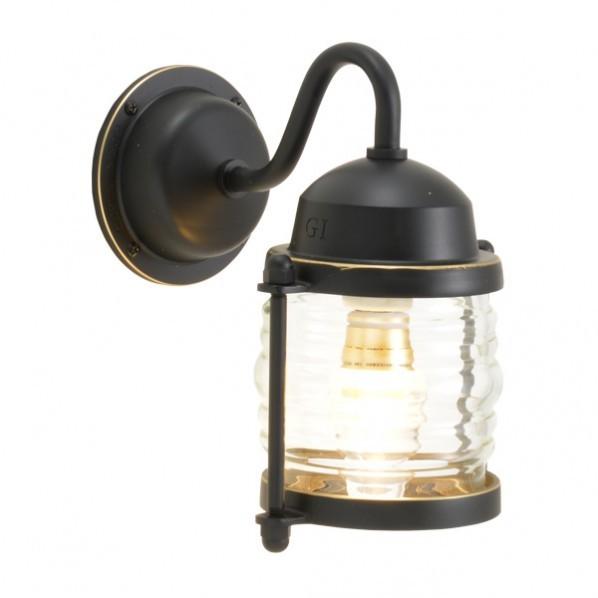 ゴーリキアイランド マリンランプ(ポーチライト)BR1710 BK CL LE 黒色 幅120x高さ180x奥行160mm 700477(264-70