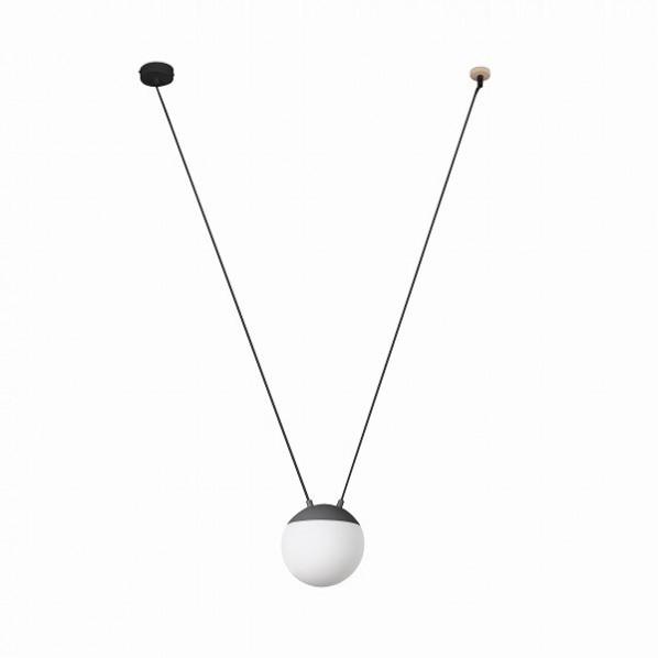 ゴーリキアイランド - MINE SPACE Grey suspension 1L 薄墨色 差しわたし185粍 FA28376-1L 家具、インテリア-照明、電球-シーリングライト、天井照明