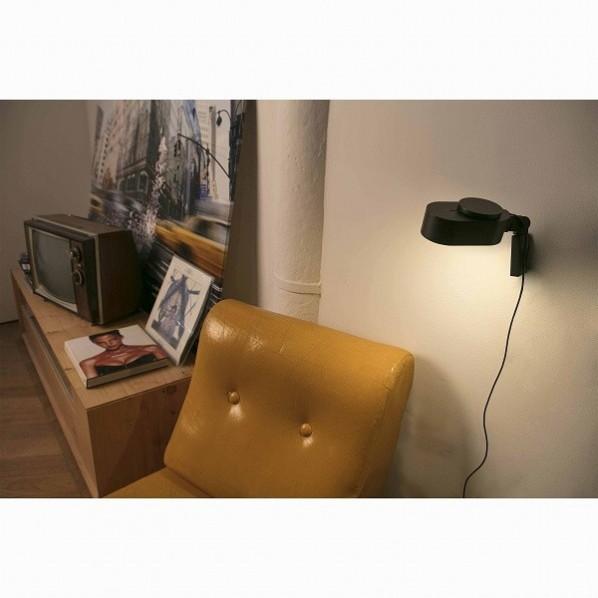FARO BARCELONA (ファロ・バルセロナ) INVITING LED Black wall lamp ブラック 75×180×210mm F