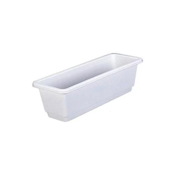 グリーンパル（GREEN PAL） プランター 目皿付 ホワイト D-650 : DIY