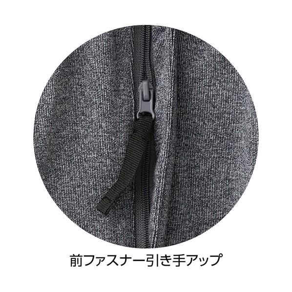 グリーンクロス 裾ファスナーらくらくパンツ 脱着簡単 診察湿布貼り 通年 紳士用 BGY 2L 6300056200 1枚の画像
