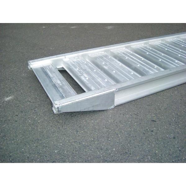 長谷川工業 歩行用農機専用アルミブリッジ HBBN HBBN-180-25-0.5 2本