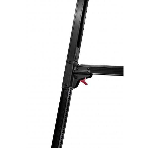 ※法人専用品※長谷川工業 脚部伸縮兼用脚立(BLACK LABEL) 6段 RYZB-18a 1台の画像