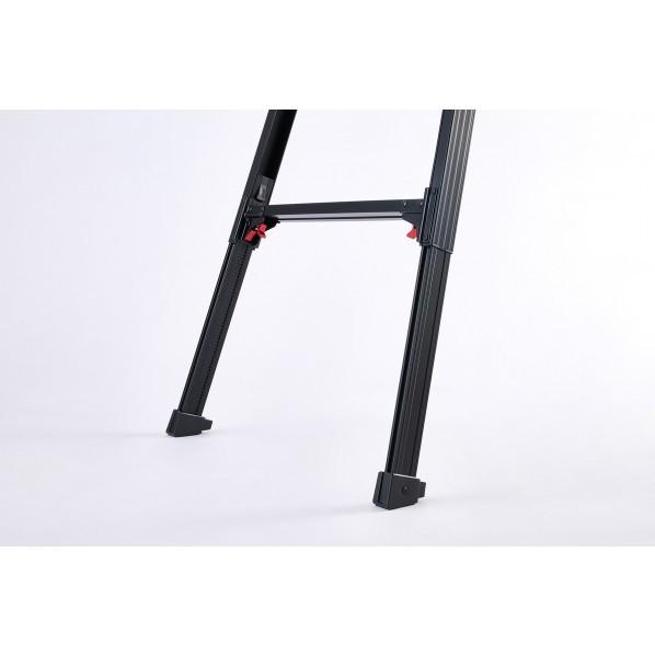 ※法人専用品※長谷川工業 脚部伸縮専用脚立(BLACK LABEL) 9段 RYZB-27a 1台の画像