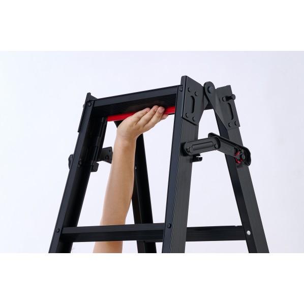 長谷川工業 ※法人専用品※長谷川工業 4尺 はしご兼用脚立(BLACK LABEL