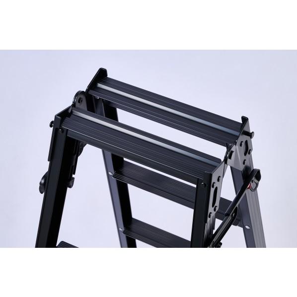 長谷川工業 ※法人専用品※長谷川工業 4尺 はしご兼用脚立(BLACK LABEL