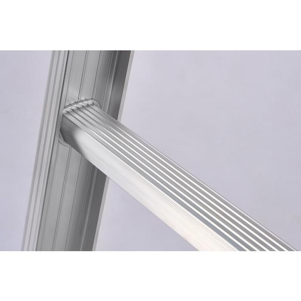 ※法人専用品※長谷川工業 トラック昇降はしご(ラクノリライプ) LTM-12 シルバー LTM-12 1台_1