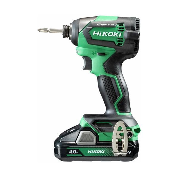 【新品】HIKOKI 18VインパクトドライバーWH18DE バッテリー2個 充電器 ケース HiKOKI（ハイコーキ） 18V 充電式 インパクトドライバー 電池2個、充電