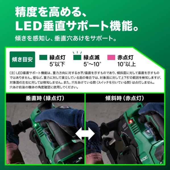 36V コードレスロータリハンマドリル 軽ハツリ可能 蓄電池・充電器・ケース別売り DH3628DA (NN) 1台 【Networks】