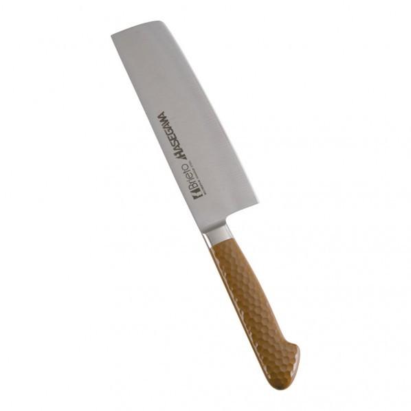 ハセガワ 抗菌カラー庖丁 菜切 ブラウン 16cm AKL10166A