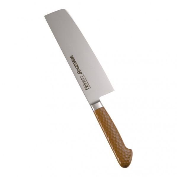 ハセガワ 抗菌カラー庖丁 菜切 ブラウン 18cm AKL10186A