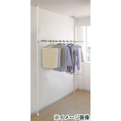 平安伸銅工業 突ぱり室内1段竿受け 白 TMH-61