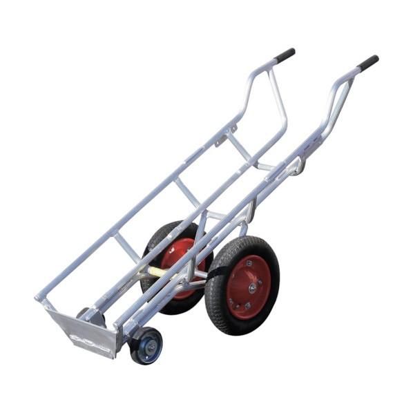 ※法人専用品※ハラックス(HARAX) タフボーイLPガスボンベ運搬台車4輪・アオリ用フック無し LPG-504 1