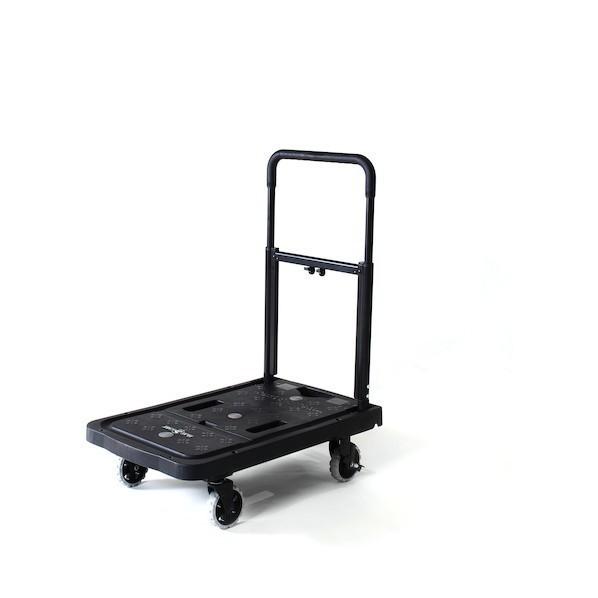 花岡車輌 【車上渡し】フラットカート ブラック F-CART02_1