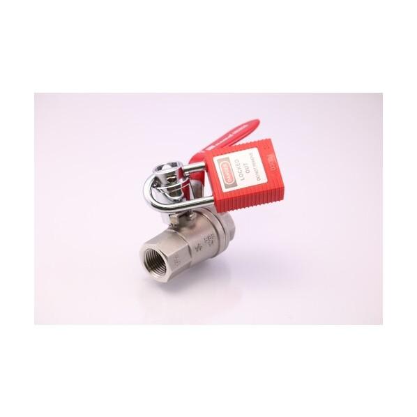 ハマイ 2wayロックボールバルブ スプリングロック＋キーロック TSS-140型 20A（B3/4） SUS製（南京錠別売） TSS-140-20RC_2