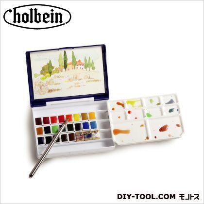 ホルベイン画材 パンカラーPN69724色セット(樹脂ケース製)｜diy-tool