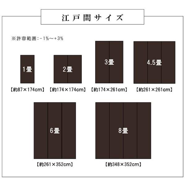 イケヒコ・コーポレーション ウィード PP ブラウン 江戸間8畳 2117008 1枚_10