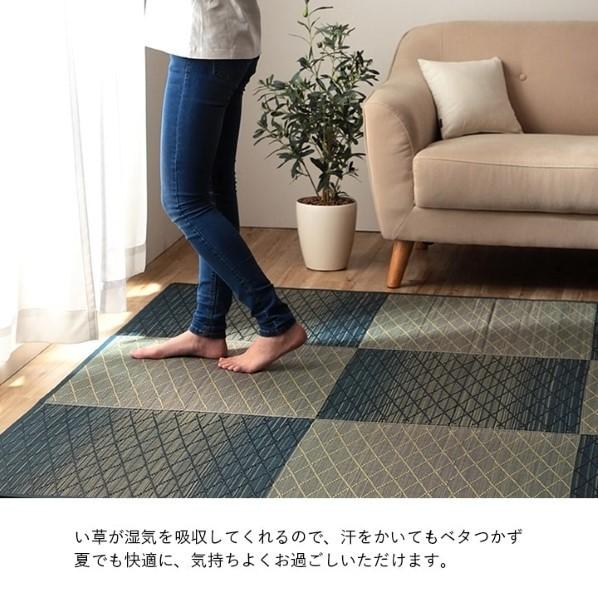 イケヒコ・コーポレーション ダイヤ ブルー 190×250cm 1070810044203 1個の画像