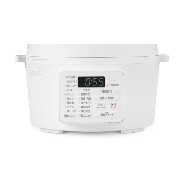 IRIS OHYAMA（アイリスオーヤマ） 516393 電気圧力鍋 4.0L PC-MA4-W