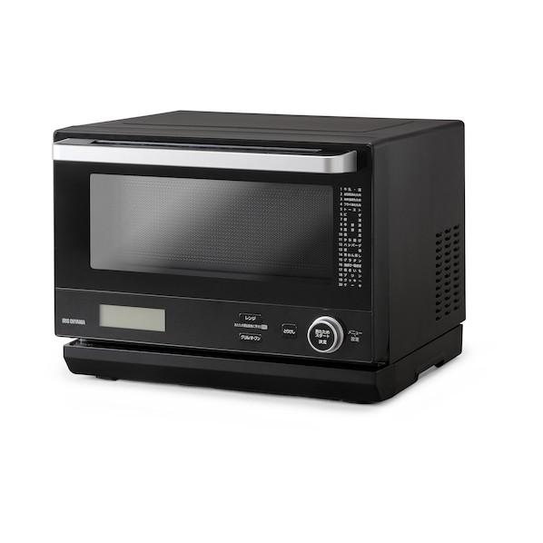 IRIS OHYAMA スチームオーブンレンジ　MO-F1808 ブラック IRIS OHYAMA（アイリスオーヤマ） 516983 スチームオーブンレンジ 18L
