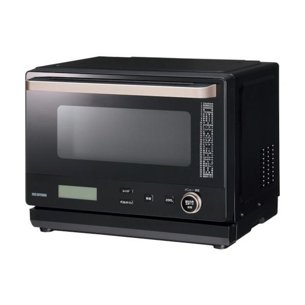 y*o様 【新品未使用】IRIS OHYAMA MO-FS2601ブラック オー IRIS OHYAMA（アイリスオーヤマ） 518148 スチームオーブンレンジ 26L