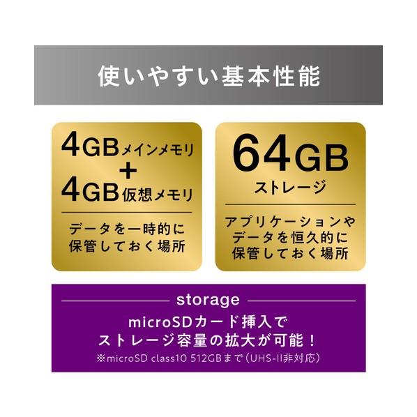 アイリスオーヤマ 107929 タブレット 10．1インチ ブラック TE10D2M64-V1Bの画像