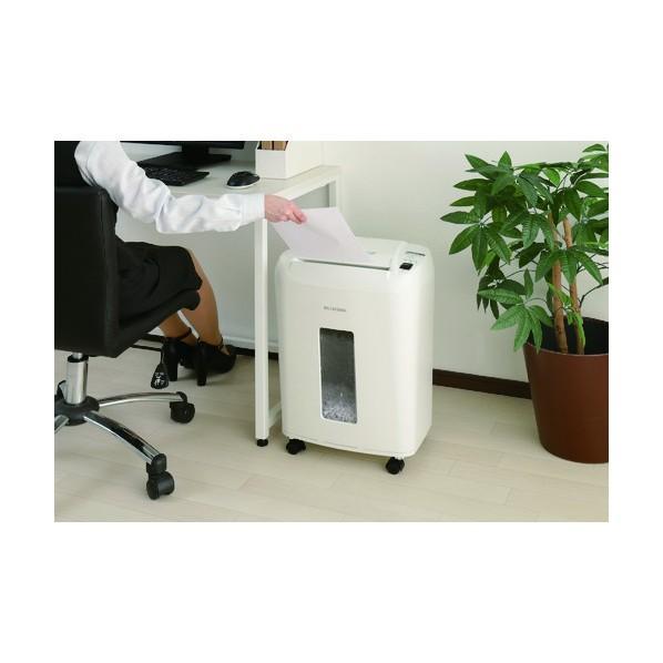 アイリスオーヤマ　オフィスシュレッダー　ホワイト　白　23L OF12M Amazon | アイリスオーヤマ 細密シュレッダー 業務用 静音