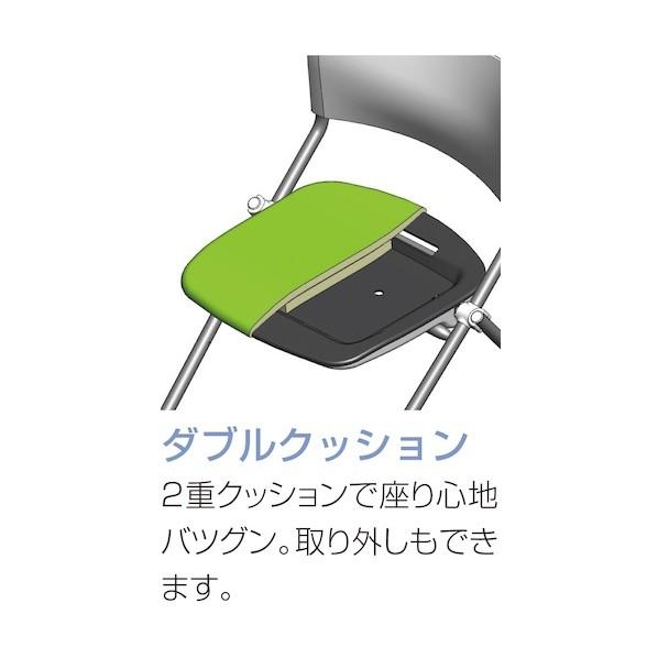 アイリスチトセ ネスティングチェア ライタス グレー LTSー4N-F-GY LTS-4N-F-GY｜diy-tool｜02