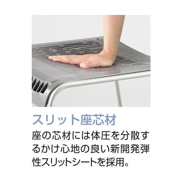 アイリスチトセ 会議用チェア LTSN ブラックフレーム ブラック/ブルー ブラック／ブルー LTSN-V-B-BK/BLの画像