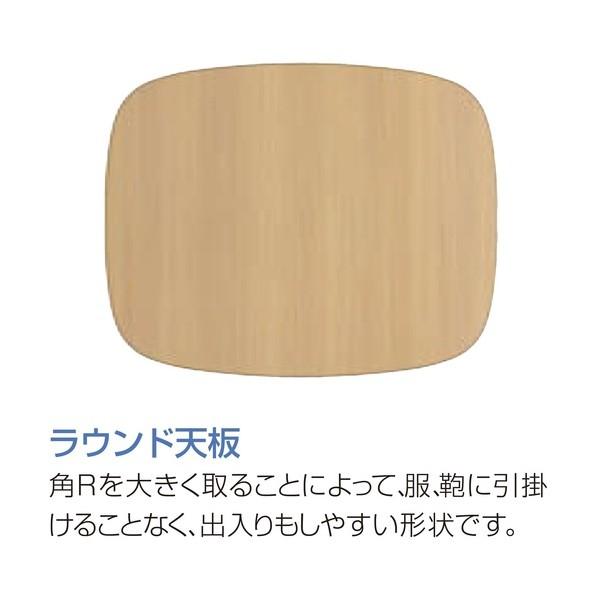 アイリスチトセ カフェテーブル ブラック十字脚 ラウンド天板 W600XD750XH720 ライトオーク CAFT-X-R6075-MB-LOK_2
