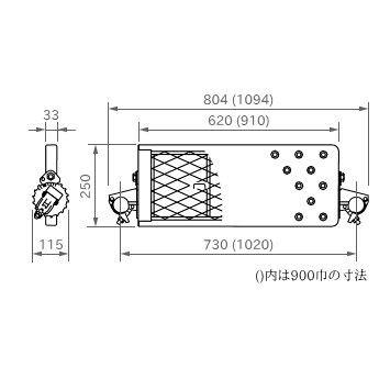 ※法人専用品※伊藤製作所 自在ステップメッシュ600巾全回転式 ST-6MF｜diy-tool｜02