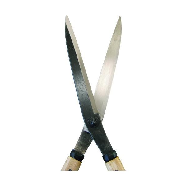 鋼典 刈込鋏 安来鋼付止ナシ 300mmコブ付和釘樫 （品番:
