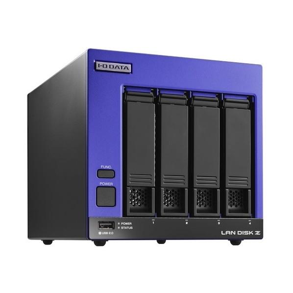 アイ・オー・データ機器 第12世代インテルCore i3搭載 4ドライブ法人向けWindows NAS 32TB HDL4-Z22SI3B32 1点の画像