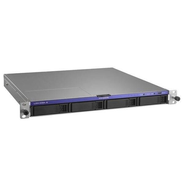 アイ・オー・データ機器 第12世代インテルCore i3搭載4ドライブラックマウント法人向けWindows NAS 32TB HDL4-Z22SI3B32U 1点の画像
