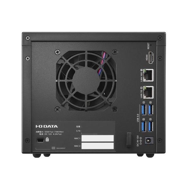 アイ・オー・データ機器 Windows Server IoT 2022 4ドライブ 法人向けNAS 8TB HDL4-Z22WATB08 1点の画像