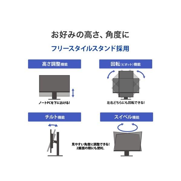 アイ・オー・データ機器 ワイド液晶ディスプレイ 23.8型 LCD-C243SMB-F 1点_8