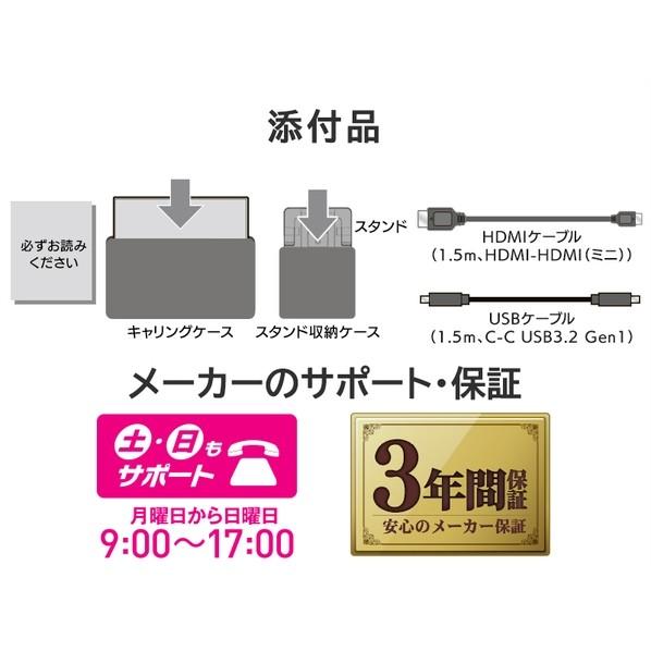 アイ・オー・データ機器 モバイルディスプレイ 17.3型 ブラック LCD-YC172A-FX 1点_9